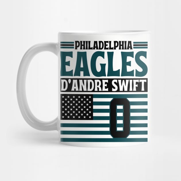 Philadelphia Eagles Swift 0 American Flag Football by Astronaut.co